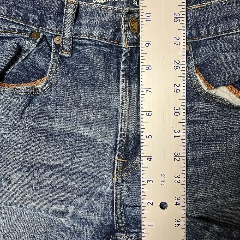 Old‎ Navy Jeans Mens 32x34 Blue Slim Fit Cotton Streetwear Neutral Smart Casual